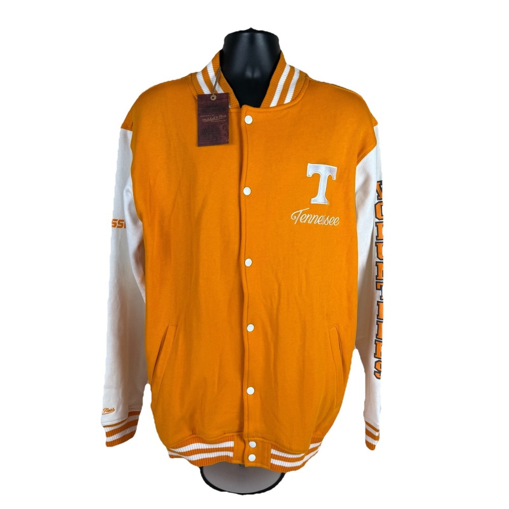 Tennessee Volunteers Mitchell & Ness Knit Varsity Jacket Men's Medium Tall New